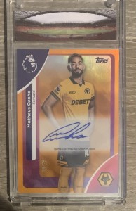 Matheus Cunha Orange Auto /25 Topps 2026 Man Utd Brazil Wolves SSP Rare 18/25 for sale on Ebay