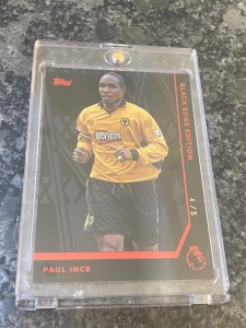 Topps Premier League 25/26 Paul Ince Black Edge Edition Wolves Card 4/5 for sale on Ebay