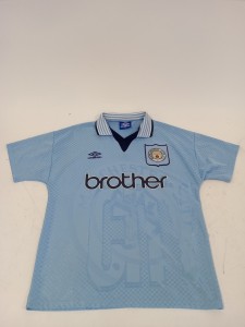 UMBRO Manchester City 1997 99 Home Shirt Brother Sponsor M - PRE-OWNED  for sale on Ebay