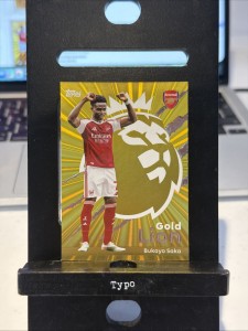 Topps Gold Lion Bukayo Saka Arsenal 2026 Premier League Card 25/26 for sale on Ebay