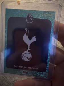 Topps Premier League 2026 Tottenham Hotspur Badge Parallel Sparkle /499 Numbered for sale on Ebay