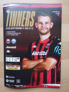 25/26 Truro City v Braintree (National League) matchday programme for sale on Ebay
