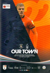 Luton Town v Nottingham Forest 2020-21 RARE for sale on Ebay