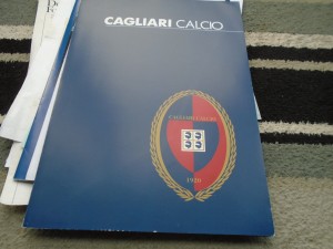 CAGLIARI CALCIO FOLDER WITH 6 DIFFERENT TEAM SHEETS INSIDE 2013 ALL LISTED for sale on Ebay