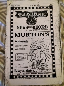 Newcastle United V Sheffield United 1925 Copy Programme. for sale on Ebay