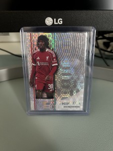 Jeremie Frimpong 1/1  2025 Liverpool Platinum Futera Card #LTB08 MINT   for sale on Ebay