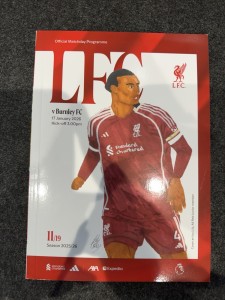 Liverpool Vs Burnley 17/01/2026 Programme Mint Condition for sale on Ebay