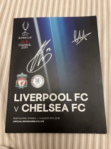 Liverpool Fc Super Cup Final Signed Programme ALEXANDER-ARNOLD GOMEZ for sale on Ebay
