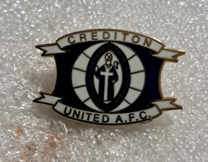 CREDITON UNITED FC BADGE for sale on Ebay