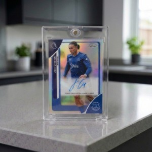 Topps Chrome Premier League Everton Jack Grealish Auto for sale on Ebay