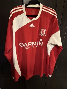 Rare Original Middlesbrough 2009/2010 Home Long Sleeve Football Shirt  Mens XL for sale on Ebay