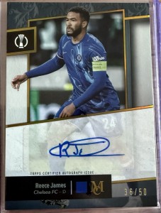 Topps Museum Collection UCC 2024/25 Reece James Chelsea FC Autograph /50 for sale on Ebay