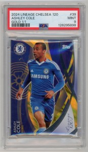 2024 Topps Lineage Chelsea 120 Ashley Cole Gold 1/1 PSA 9 for sale on Ebay