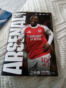 Arsenal v Chelsea Mint Programme 1st March 2026 Premier League for sale on Ebay