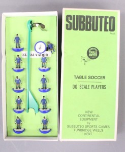 Vtg SUBBUTEO 00 Scale EL SALVADOR Table Soccer Team Boxed -S28 for sale on Ebay