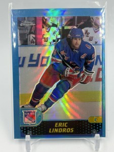 2001/02 TOPPS CHROME REFRACTOR #134 ERIC LINDROS RANGERS  for sale on Ebay
