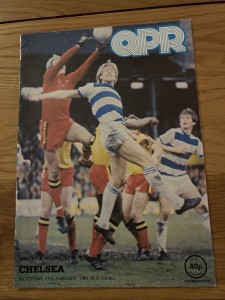 Queens Park Rangers v Chelsea Programme 1980/81 for sale on Ebay