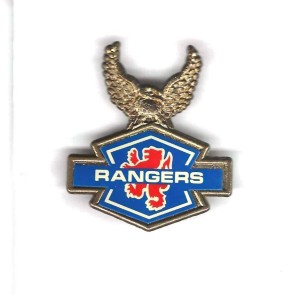 RANGERS EAGLE   BADGE  ...COFFER for sale on Ebay