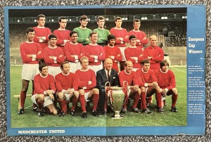 Charles Buchan Football Monthly Team Picture  - MANCHESTER UNITED European Cup for sale on Ebay