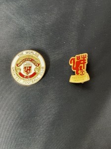 Vintage Manchester United Enamel Pin Badge Set Gaunt Birmingham & MCC for sale on Ebay