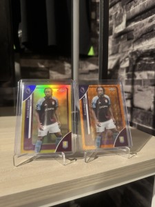 Topps Chrome Premier League 2026 Evann Guessand Aston Villa 4 Card lot INC /25  for sale on Ebay