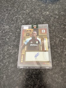 Topps Deco 2025/26 Ezri Konsa Aston Villa Auto Card /5 for sale on Ebay