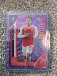 Nathan Nwaneri Arsenal Future Stars Refractor Numbered To 75 for sale on Ebay