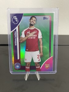 Topps 25/26 Premier League Football Arsenal William Saliba Numbered /99 for sale on Ebay