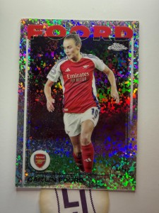 2024-25 Topps Chrome Caitlin Foord #35 mini diamond refractor Arsenal UWCL for sale on Ebay