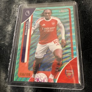 Topps Chrome Premier League 25/26 - Eberechi Eze 036/199 Arsenal for sale on Ebay