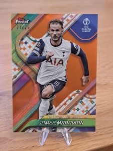 JAMES MADDISON /25 - 2024-25 Topps Finest Orange parallel (Tottenham) for sale on Ebay
