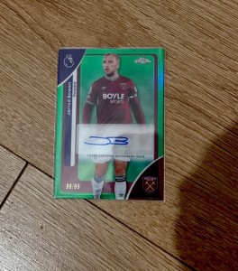Topps Premier League Chrome Jarrod Bowen West Ham Auto /99 for sale on Ebay