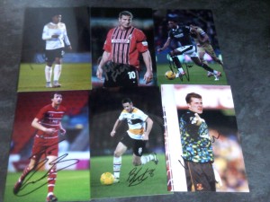 Signed Various Football Player Photographs x 6 Set 10 for sale on Ebay