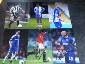 Signed Various Football Player Photographs x 6 Set 17 for sale on Ebay