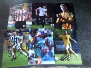 Signed Various Football Player Photographs x 6 Set 28 for sale on Ebay