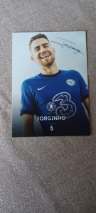 JORGINHO - CHELSEA -  OFFICIAL CLUB CARD for sale on Ebay