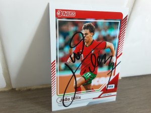JOAO FELIX - PORTUGAL Hand Signed Panini Donruss Football trading card  for sale on Ebay