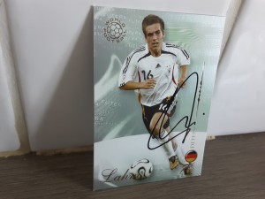PHILIPP LAHM - GERMANY Hand Signed Futera World Football trading card  for sale on Ebay