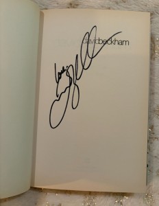 David Beckham Hand Signed MY SIDE Book Man Utd Autograph & PSA QO Card + COA BID for sale on Ebay