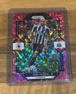 2022-23 Panini Prizm EPL Card Joelinton Newcastle United Pink /99 for sale on Ebay