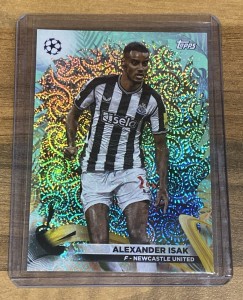 2024-25 Topps UCC Card Alexander Isak Newcastle United Carnival /75 for sale on Ebay
