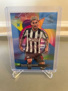 2024-25 Topps Finest Bruno Guimaraes !!! Newcastle UCC/275 for sale on Ebay