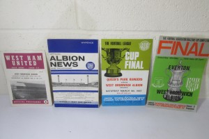 West Bromwich Albion vintage football programmes x 4, 1966-68, job lot. for sale on Ebay