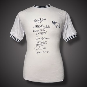 Derby County 72 Hand  Signed Football Shirt With COA for sale on Ebay
