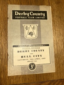 Derby County V Hull City 1954/55 for sale on Ebay