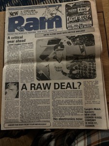 Derby County v Chelsea Programme 1980/81 for sale on Ebay