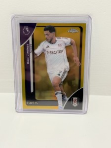 Topps Chrome Premier League 2026 Raul Jimenez Gold /275 Fulham #93 for sale on Ebay