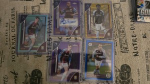 Aston Villa Premier League Numbered Bundle Topps Chrome Flagship Rare for sale on Ebay