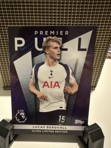 Topps Premier League Lucas Bergvall Tottenham Hotspur Premier Pull for sale on Ebay