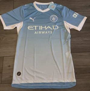 Manchester City Home Jersey for sale on Ebay